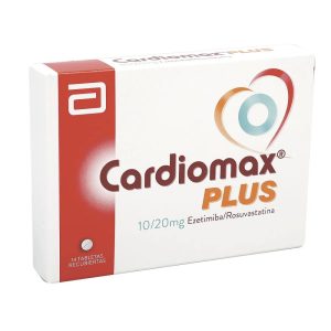 CARDIOMAX PLUS 10/20 MG CAJA X 14 TAB (EZETIMIBA+ROSUVASTATINA)