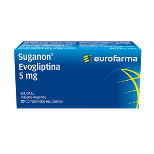 SUGANON 5MG CJA X30 TAB (EVOGLIPTINA)