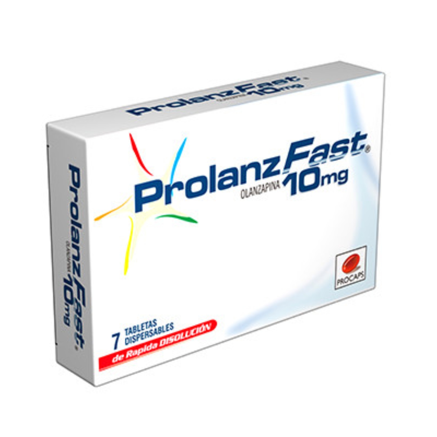 PROLANZ FAST 10MG CJA X 7 TAB CAJA X 7 TABLETAS (OLANZAPINA)