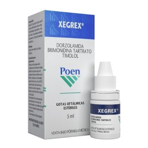 XEGREX FRASCO X 5 ML (BRIMONIDINA+DORZOLAMIDA+TIMOLOL)