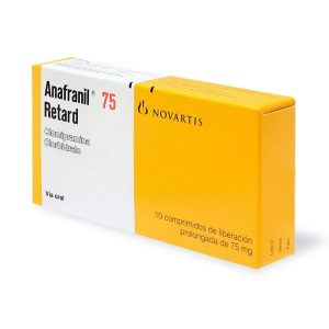 ANAFRANIL RET 75MG 1X10 COMP CAJA X 10 (CLOMIPRAMINA)