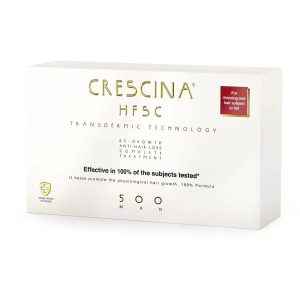 CRESCINA HFSC MAN TRANSDERMIC COMPLETE TREATMENT 500 CAJA X 20 AMPOLLAS