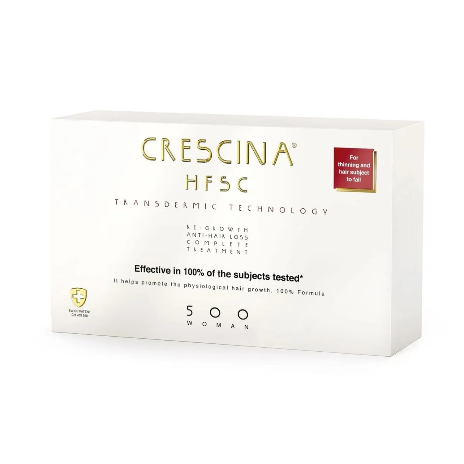 CRESCINA HFSC WOMAN TRANSDERMIC COMPLETE TREATMENT 500 CAJA X 20 AMPOLLAS