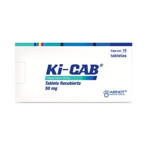 KI-CAB 50 MG CAJA X 10 TAB (TEGOPRAZAN)