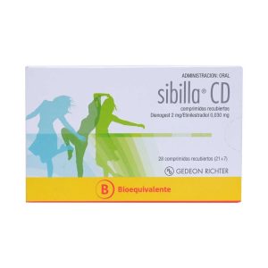 SIBILLA CD DIENOGEST 2 MG/ ETINILESTRADIOL 0,03 CAJA X 28 (DIENOGEST+ETINILESTRADIOL)