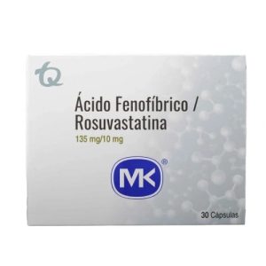 ACID FENOFIB+ROSUVAST 135/10MG CAJX30CAP CAJA X 30 TAB