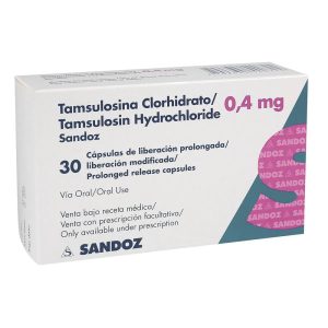 TAMSULOSINA 0.4MG X 30 CAPS LEK CJA X30 CAP (TAMSULOSINA CLORHIDRATO)