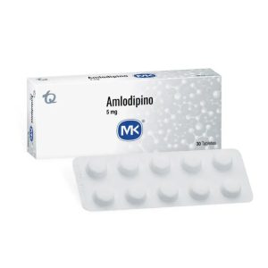 AMLODIPINO MK 5MG TABLETAS CJX30TAB CJX30TAB (AMLODIPINO)