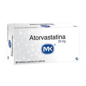 ATORVASTATINA MK 20MG TABLETAS CAJX30TAB CAJX30TAB (ATORVASTATINA)