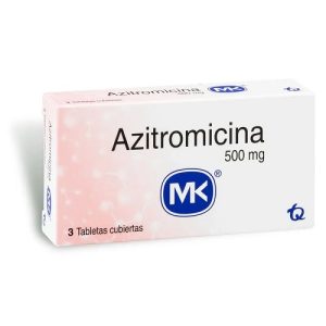 AZITROMICINA MK 500MG TAB CJA X 3 TAB CUB (AZITROMICINA)