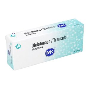 DICLOFENAC/TRAMADOL MK 25/25MG CAJX20TAB (DICLOFENACO+TRAMADOL)