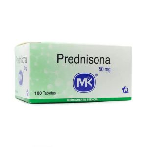 PREDNISONA MK 50MG TABLETAS CAJA X 100TAB (PREDNISONA)