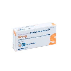 MIRTAZAPINA 30MG X 30 TABL CAJA X 30 (MIRTAZAPINA)
