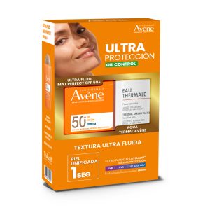 AV ULTRA-FLUID TT MAT PERFECT 50+ 50ML + AV AGUA TERMAL 150mL PACK (PROTECTOR SOLAR PARA ADULTOS)