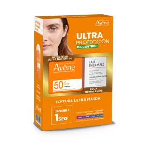 AV ULTRA-FLUID ULTRA MAT 50+ 50ML + AV AGUA TERMAL 150mL PACK (PROTECTOR SOLAR PARA ADULTOS)