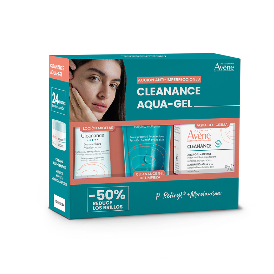 AV CLEANANCE AQUA GEL 50ML + AV CLEANANCE gel 200mL + AV LOCION MICELAR CLEANANC PACK