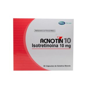 ACNOTIN 10MG CAJA X 30 CAP (ISOTRETINOINA)