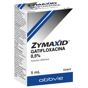 ZYMAXID FRASCO X 5 ML (GATIFLOXACINO)