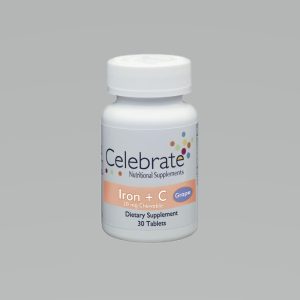 HIERRO X 30 MG DE CELEBRATE TARRO X 30 TABLETAS (FUMARATO FERROSO)