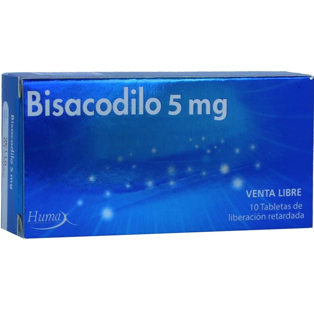 BISACODILO 5 MG CAJA X 10 TAB CAJA X 10 TABLETAS (BISACODILO 5 MG)