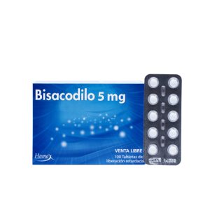BISACODILO 5 MG CAJA X 100 TAB CAJA X 100 TABLETAS (BISACODILO 5 MG)