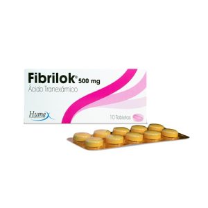 FIBRILOK (ACIDO TRANEXAMICO) 500 MG CAJA X 10 TAB CAJA X 10 TABLETAS