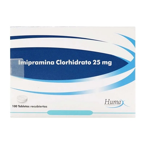 IMIPRAMINA 25 MG CAJA X 100 TAB CAJA X 100 TABLETAS (IMIPRAMINA 25 MG)