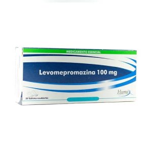 LEVOMEPROMAZINA 100 MG CAJA X 20 TAB CAJA X 20 TABLETAS (LEVOMEPROMAZINA 100 MG)