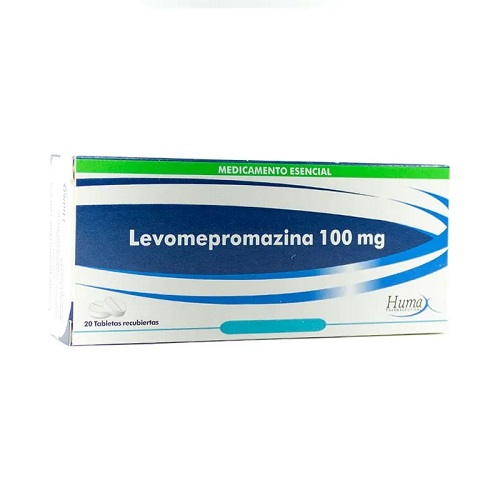 LEVOMEPROMAZINA 100 MG CAJA X 20 TAB CAJA X 20 TABLETAS (LEVOMEPROMAZINA 100 MG)