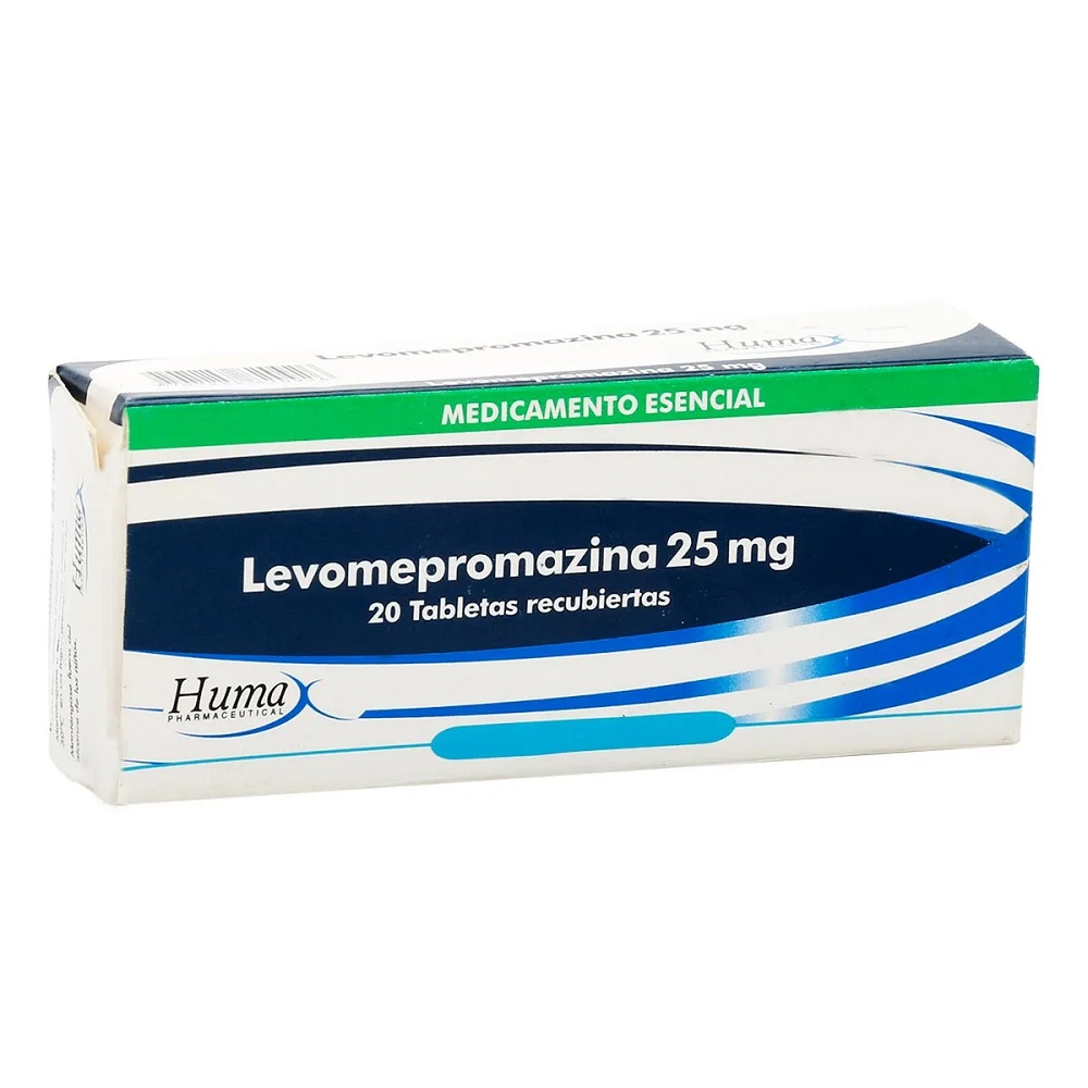 LEVOMEPROMAZINA 25 MG CAJA X 20 TAB CAJA X 20 TABLETAS (LEVOMEPROMAZINA 25 MG)