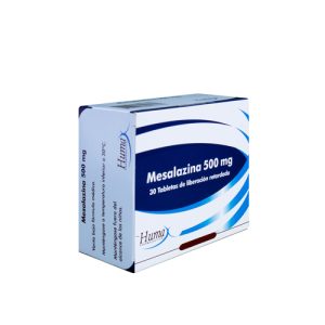 MESALAZINA 500 MG CAJA X 30 TAB CAJA X 30 TABLETAS (MESALAZINA 500 MG TABLETA)