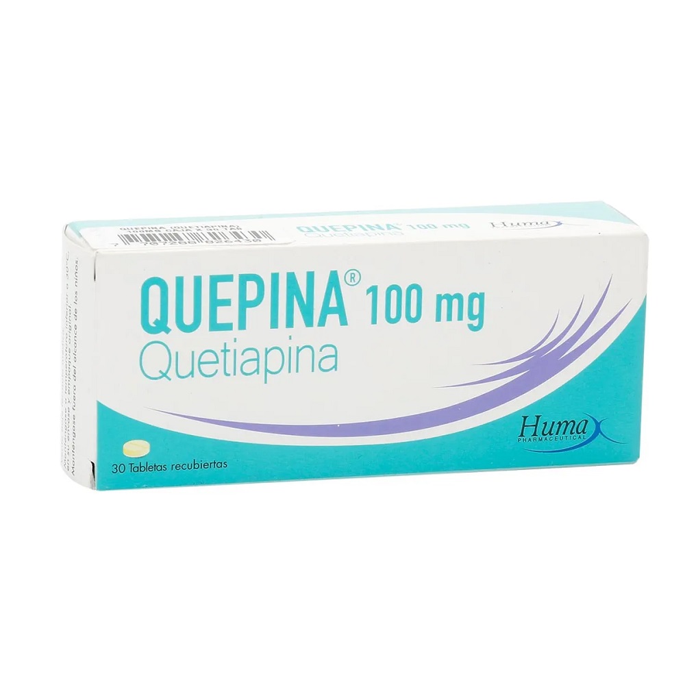QUEPINA (QUETIAPINA) 100 MG CAJA X 30 TAB CAJA X 30 TABLETAS (QUEPINA (QUETIAPINA) 100 MG)