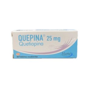 QUEPINA (QUETIAPINA) 25 MG CAJA X 30 TAB CAJA X 30 TABLETAS (QUEPINA (QUETIAPINA) 25 MG)