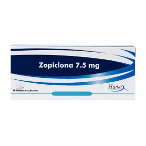 ZOPICLONA 7.5 MG CAJA X 10 TAB CAJA X 10 TABLETAS (ZOPICLONA 7.5 MG)