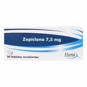ZOPICLONA 7.5 MG CAJA X 20 TAB CAJA X 20 TABLETAS (ZOPICLONA 7.5 MG)