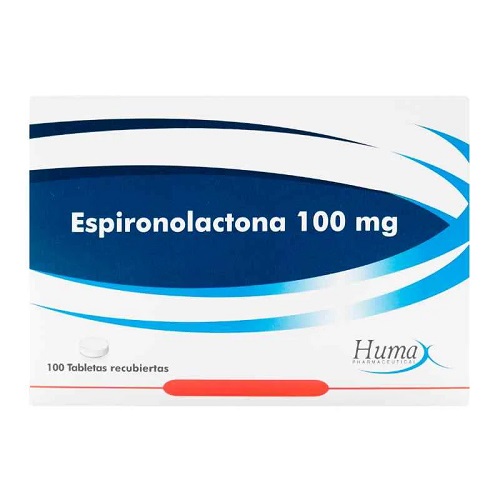 ESPIRONOLACTONA 100 MG CAJA X 100 TAB CAJA X 100 TABLETAS (ESPIRONOLACTONA 100 MG)