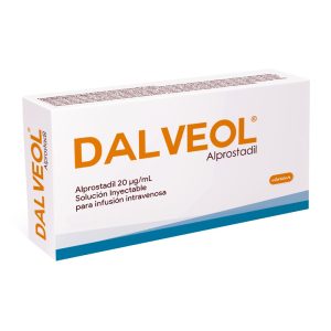 DALVEOL (ALPROSTADIL 20MCG) CAJA X 5 AMPOLLAS (ALPROSTADIL)