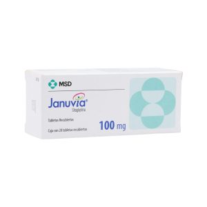 JANUVIA 100MG 28TAB COL CAJA X 28 TABLETAS RECUBIER (SITAGLIPTINA)