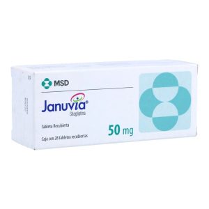 JANUVIA 50MG 28TAB COL CAJA X 28 TABLETAS RECUBIER (SITAGLIPTINA)
