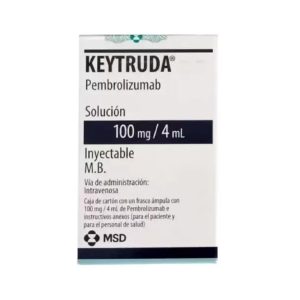 KEYTRUDA SFI 100MG/4ML 10ML VIAL 2X COL CAJA X 2 VIALES (PEMBROLIZUMAB)