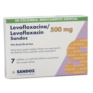 LEVOFLOXACINA 500MG CAJA X 7 (1 BLISTER) (LEVOFLOXACINA 500MG)