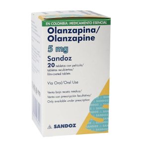 OLANZAPINA 5MG FRASCO X 20 TABL (OLANZAPINA 5MG)