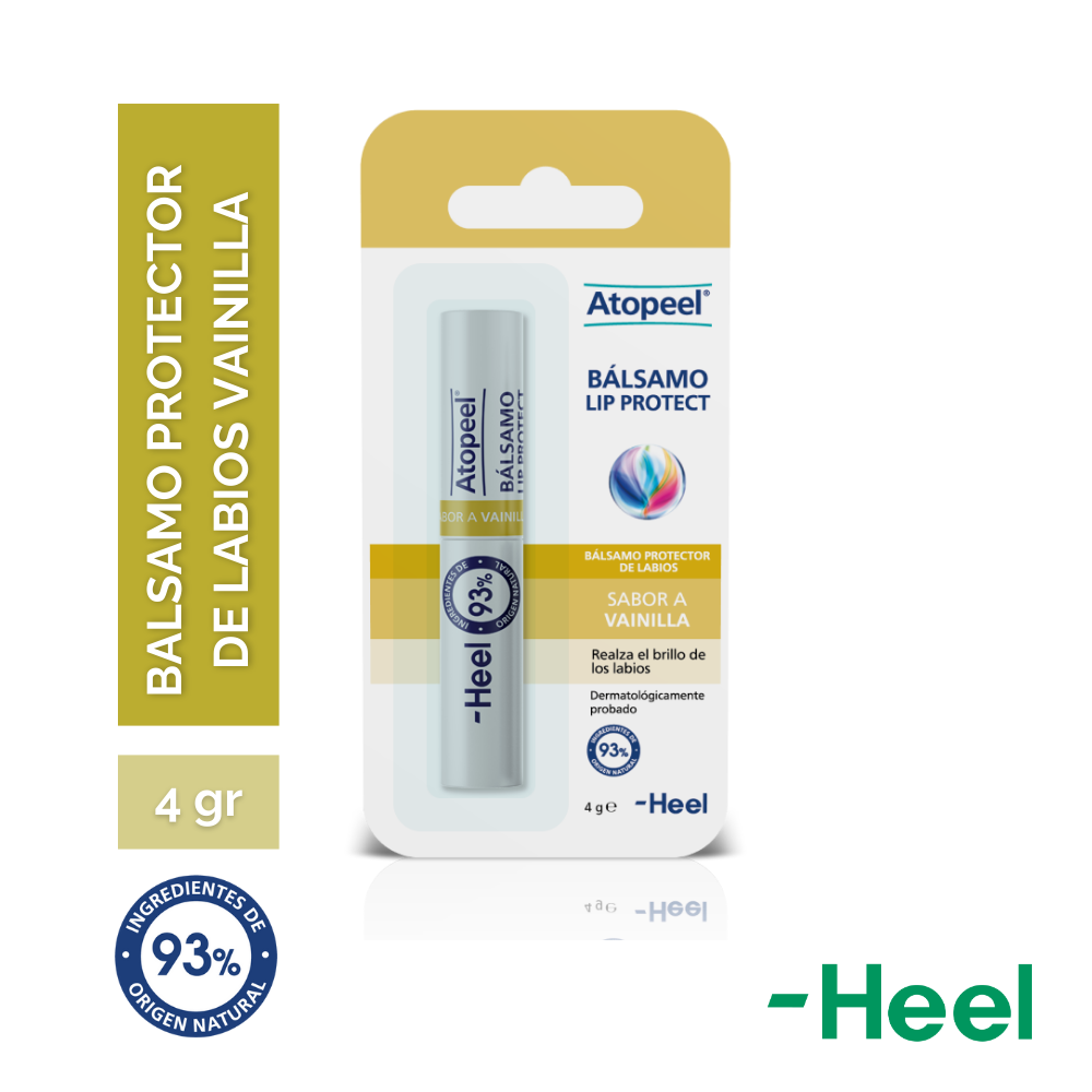ATOPEEL BALSAMO LIP PROTECT VAINILLA X 4 GR BARRA X 4 GR