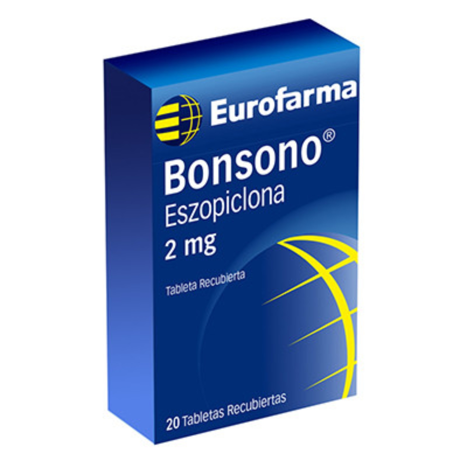 BONSONO 2MG CJA X 20TAB CAJA X 20 TAB (ESZOPICLONA 2MG)