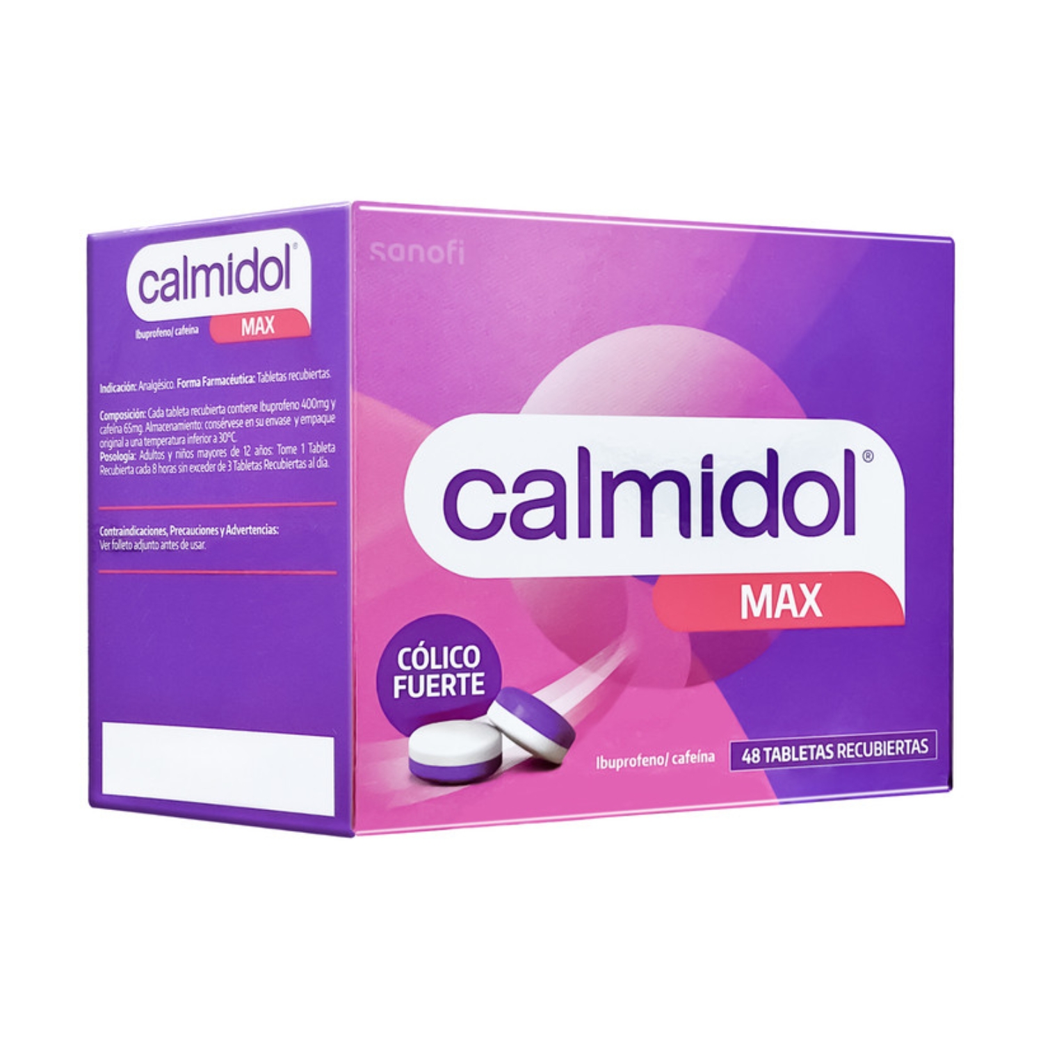 CALMIDOL MAX CJA X 48 TAB RECUBIERTAS CAJA X 48 TAB