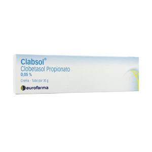 CLABSOL  0,5% CREMA TOP - CJA CON TUBO X 30G CAJA TUBO X 30G (CLOBETASOL PROPIONATO 0,5G)