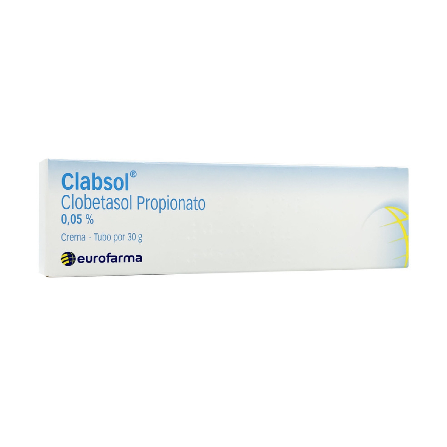 CLABSOL  0,5% CREMA TOP - CJA CON TUBO X 30G CAJA TUBO X 30G (CLOBETASOL PROPIONATO 0,5G)