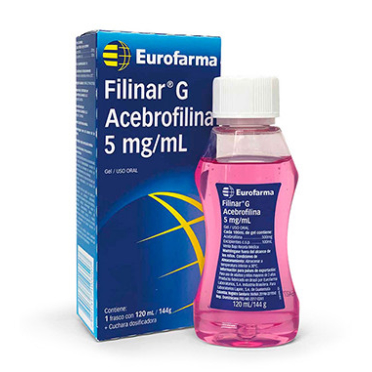 FILINAR G - GEL 5MG-ML FCO X 120ML CAJA FRASCO POR 120ML