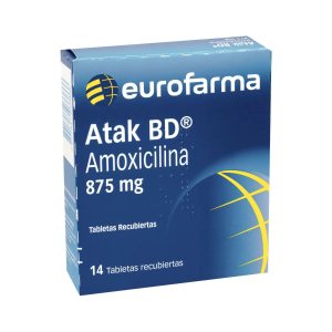 ATAK BD 875MG CJA X 14TAB CAJA X 14 TAB (AMOXICILINA 875MG)