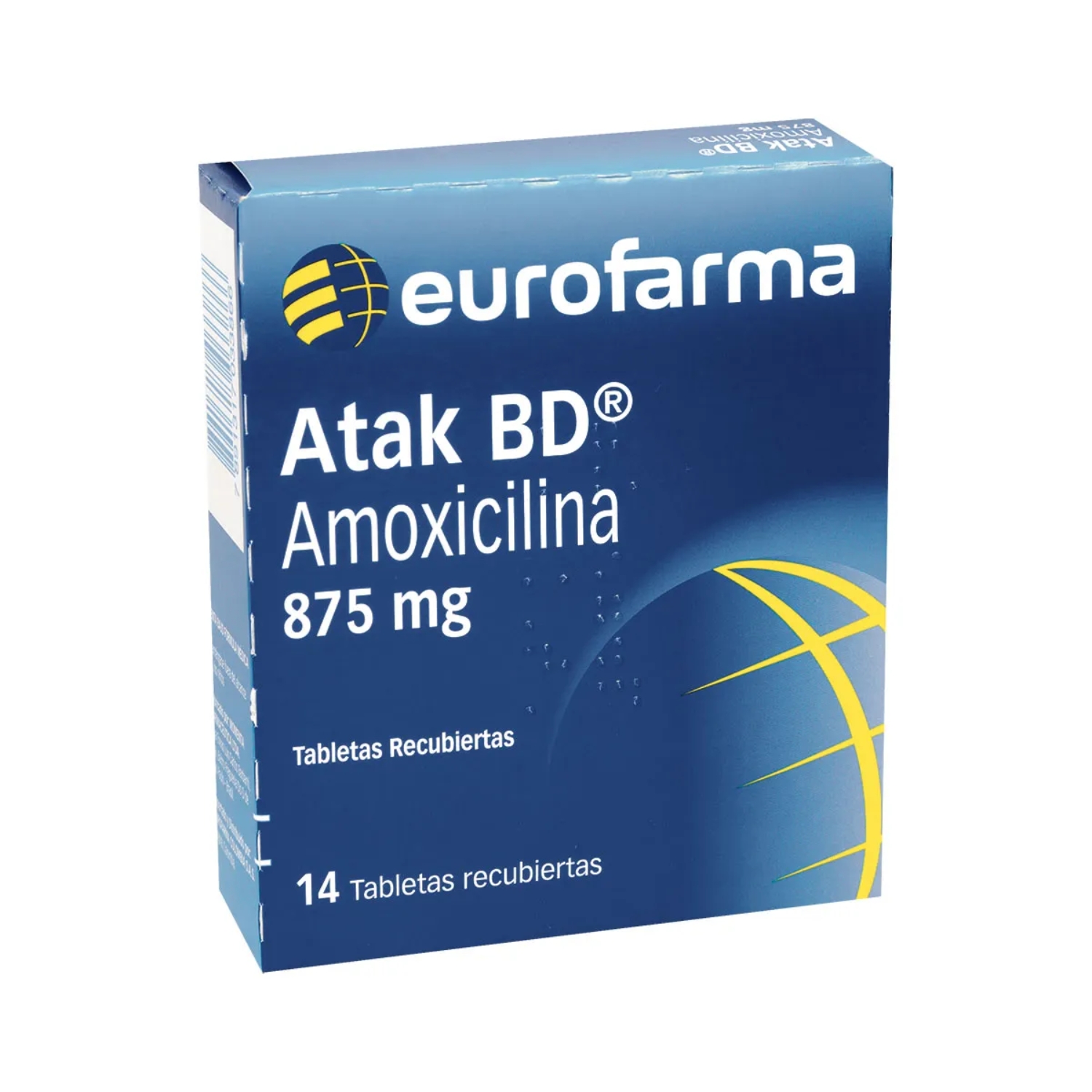 ATAK BD 875MG CJA X 14TAB CAJA X 14 TAB (AMOXICILINA 875MG)